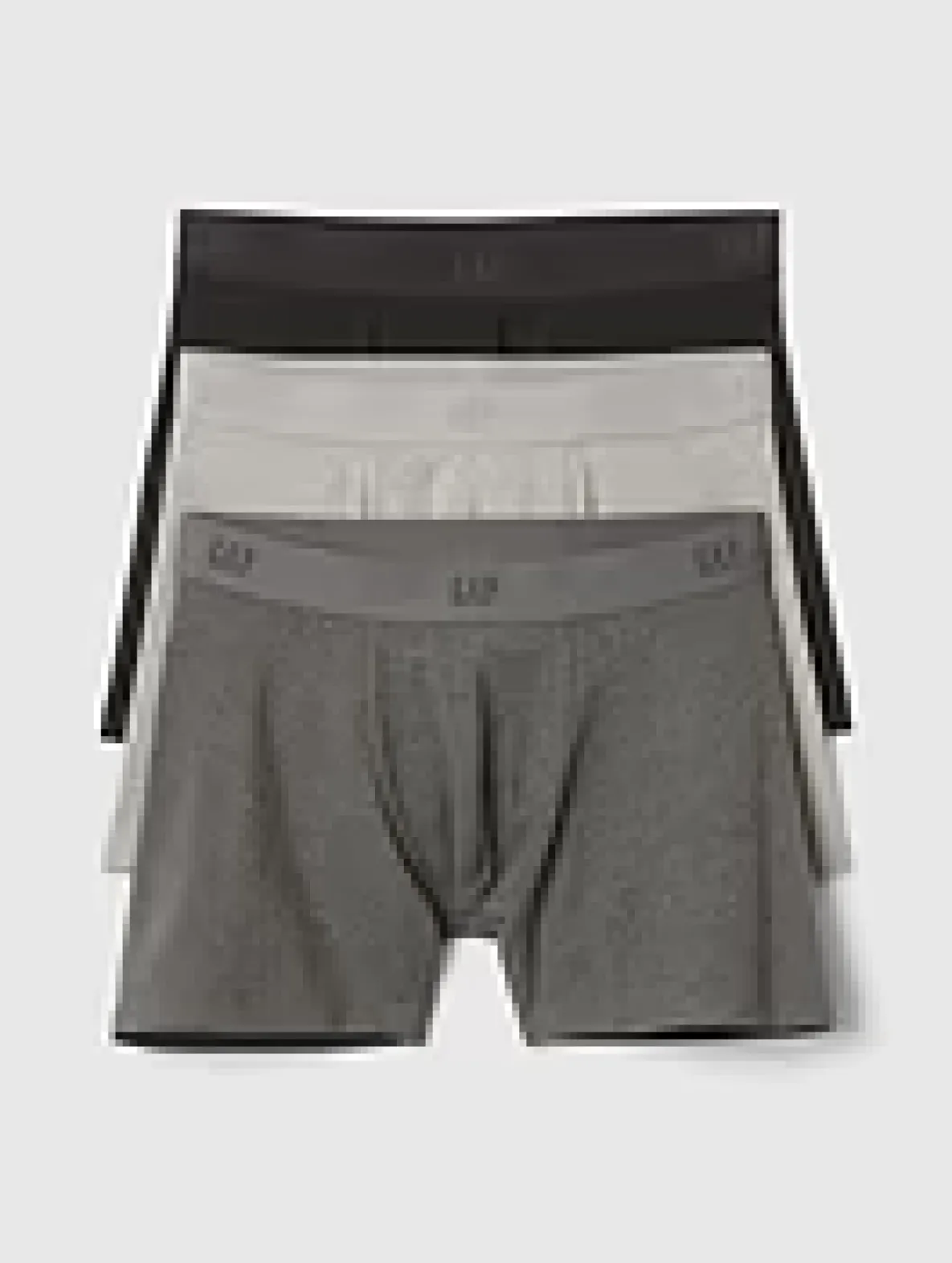 5" Organic Stretch Cotton Boxer Briefs (3-Pack)