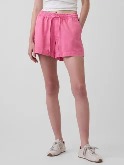 4" UltraSoft Denim Easy Shorts