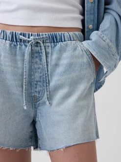 3.5” UltraSoft Low Slung Easy Denim Shorts