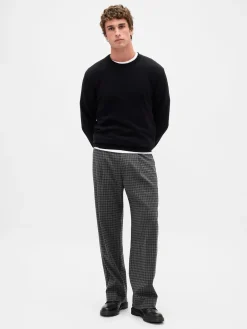 365 Wool-Blend Relaxed Trousers