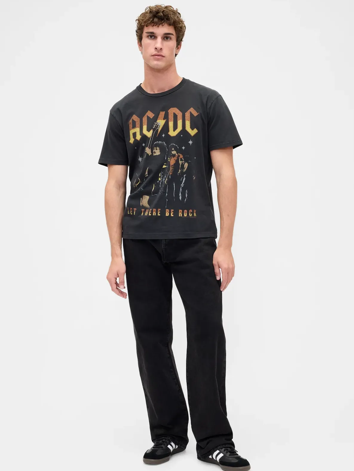 AC/DC Relaxed Graphic T-Shirt