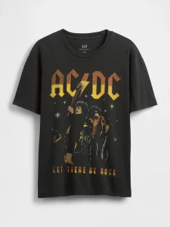 AC/DC Relaxed Graphic T-Shirt