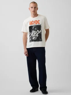 AC/DC Relaxed Graphic T-Shirt