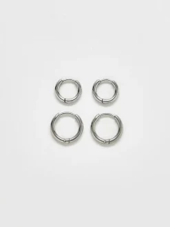 Admiral Row Mini Hoop Earrings Double Pack