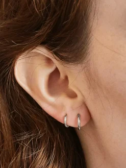 Admiral Row Mini Hoop Earrings Double Pack