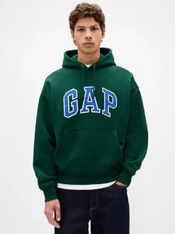 Adult Extra Heavyweight French Terry Oversized Logo Hoodie