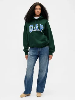 Adult Extra Heavyweight French Terry Oversized Logo Hoodie