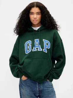 Adult Extra Heavyweight French Terry Oversized Logo Hoodie