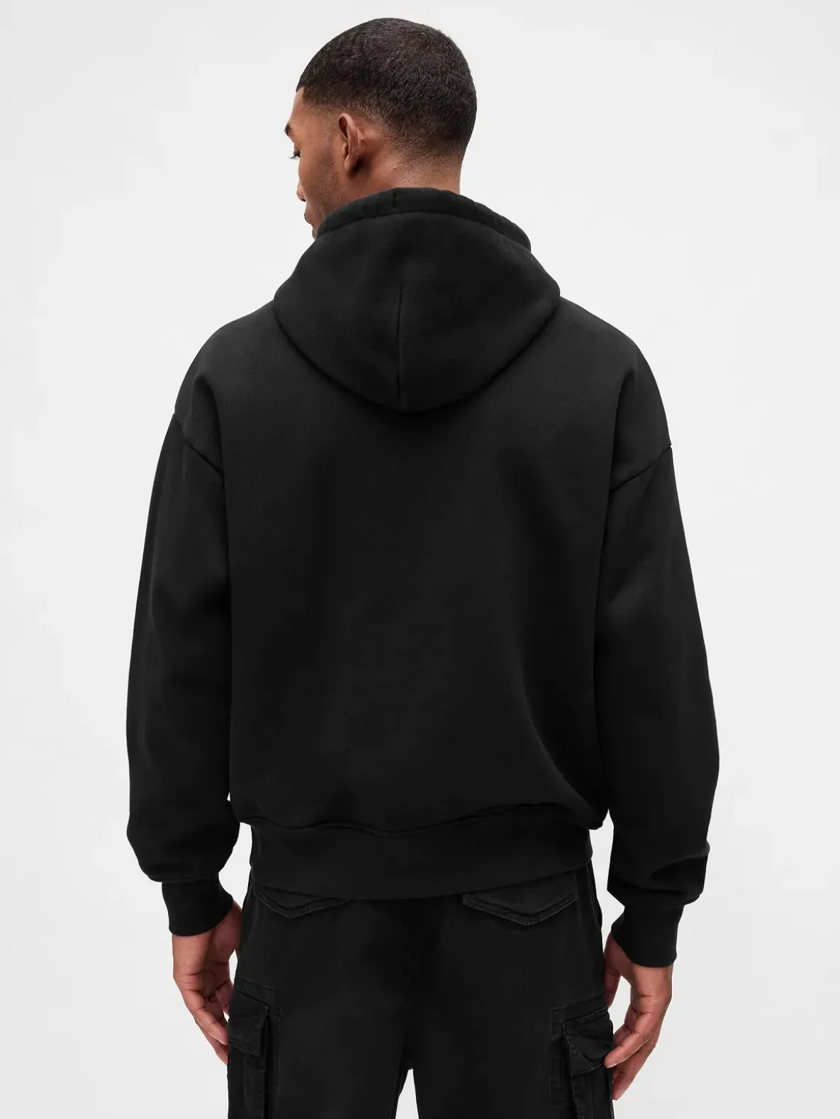 Adult Extra Heavyweight French Terry Oversized Logo Hoodie