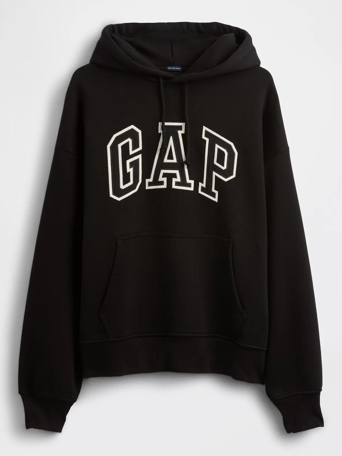 Adult Extra Heavyweight French Terry Oversized Logo Hoodie
