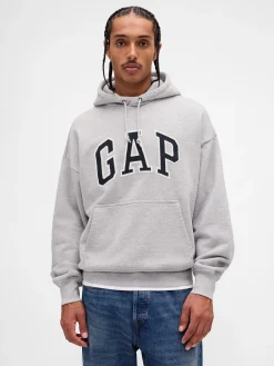 Adult Extra Heavyweight French Terry Oversized Logo Hoodie