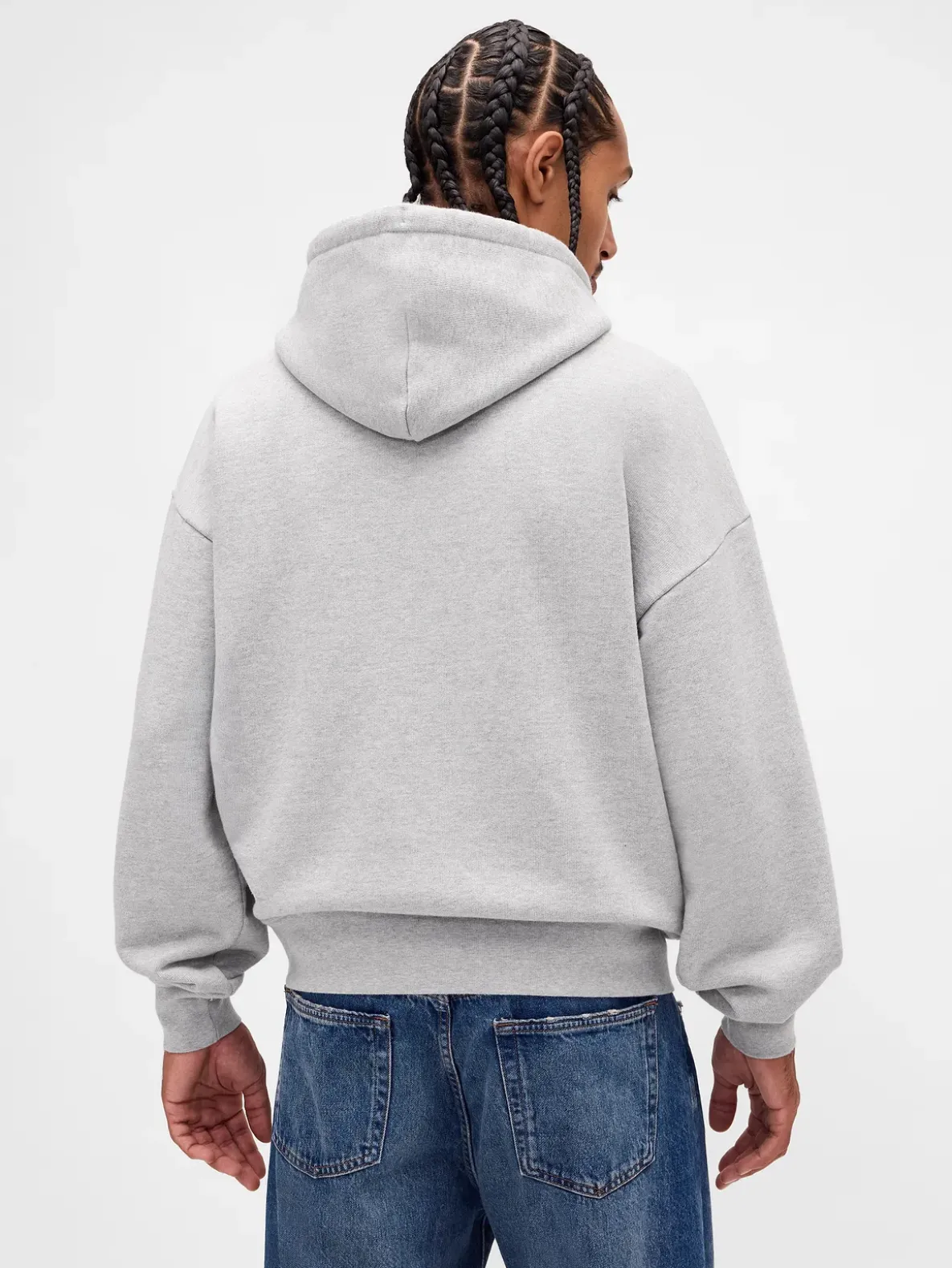 Adult Extra Heavyweight French Terry Oversized Logo Hoodie
