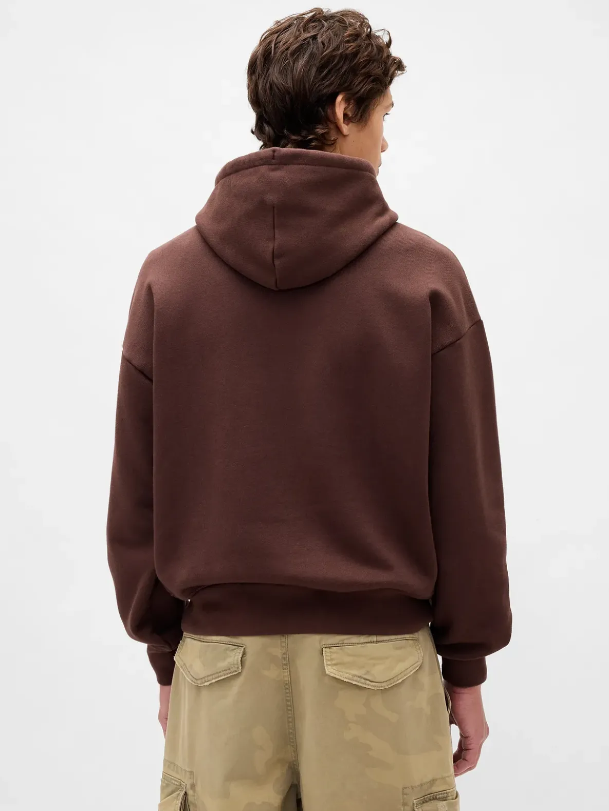 Adult Extra Heavyweight French Terry Oversized Logo Hoodie