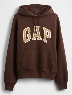 Adult Extra Heavyweight French Terry Oversized Logo Hoodie