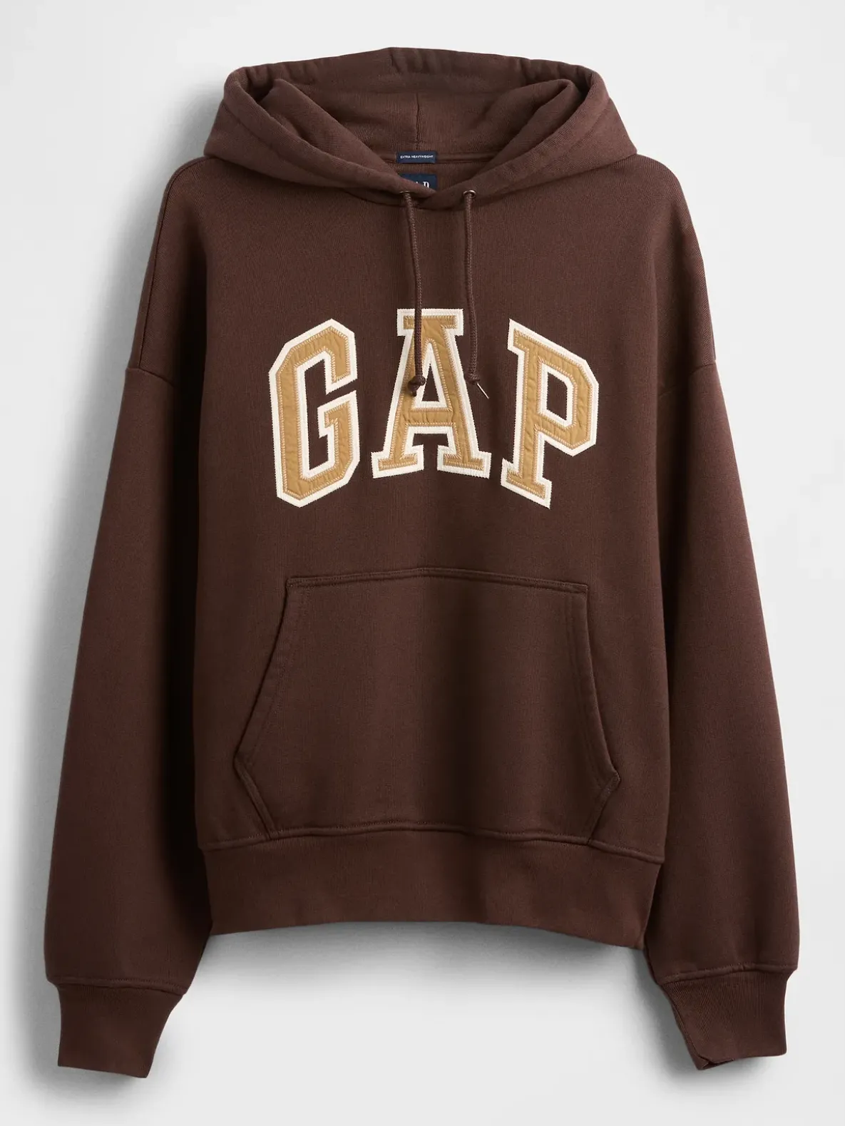 Adult Extra Heavyweight French Terry Oversized Logo Hoodie