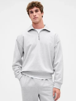 Adult Heavyweight Oversized Quarter-Zip Pullover