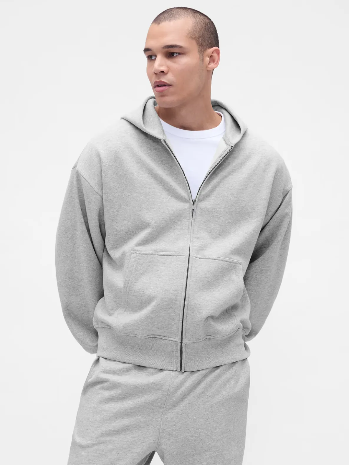 Adult Heavyweight Oversized Zip Hoodie
