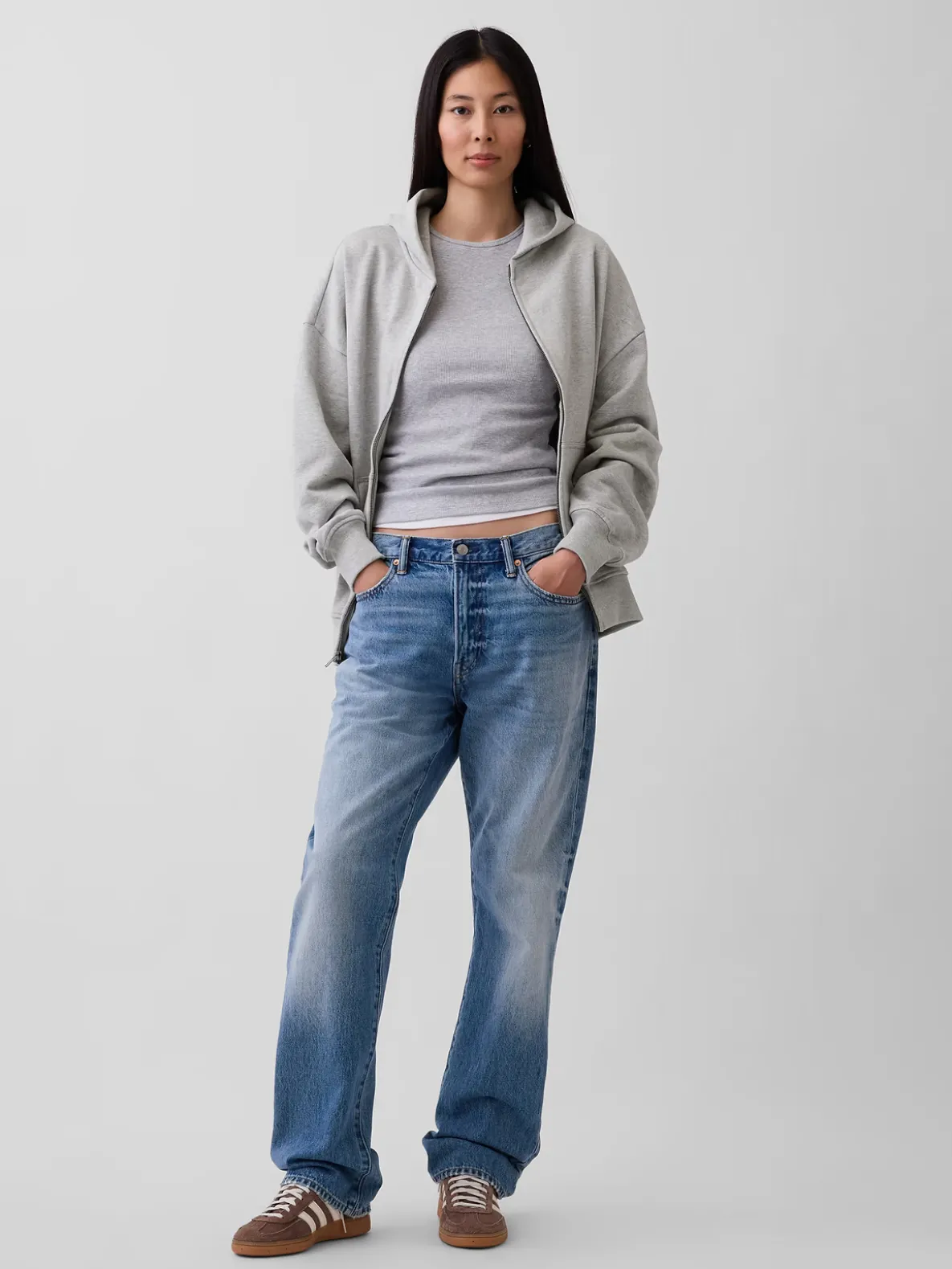 Adult Heavyweight Oversized Zip Hoodie