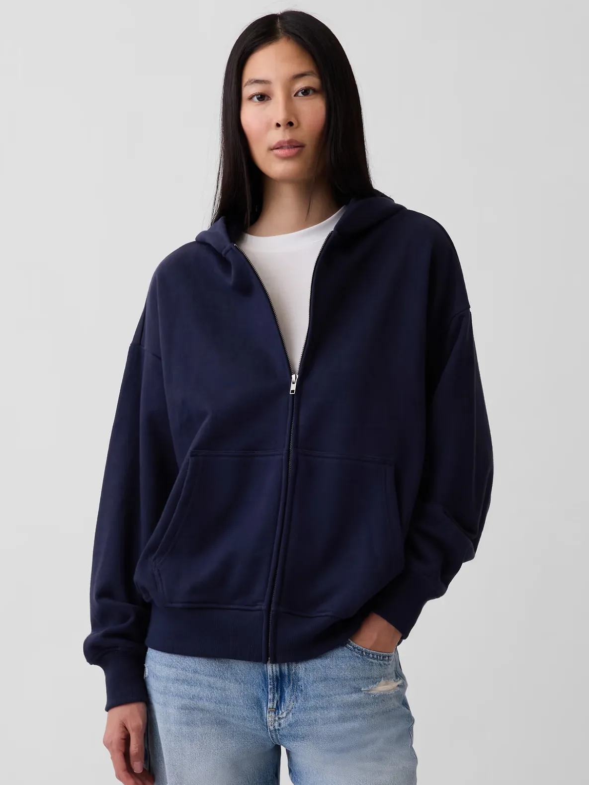 Adult Heavyweight Oversized Zip Hoodie