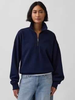 Adult Heavyweight Oversized Quarter-Zip Pullover