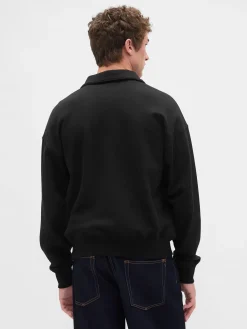 Adult Heavyweight Oversized Quarter-Zip Pullover
