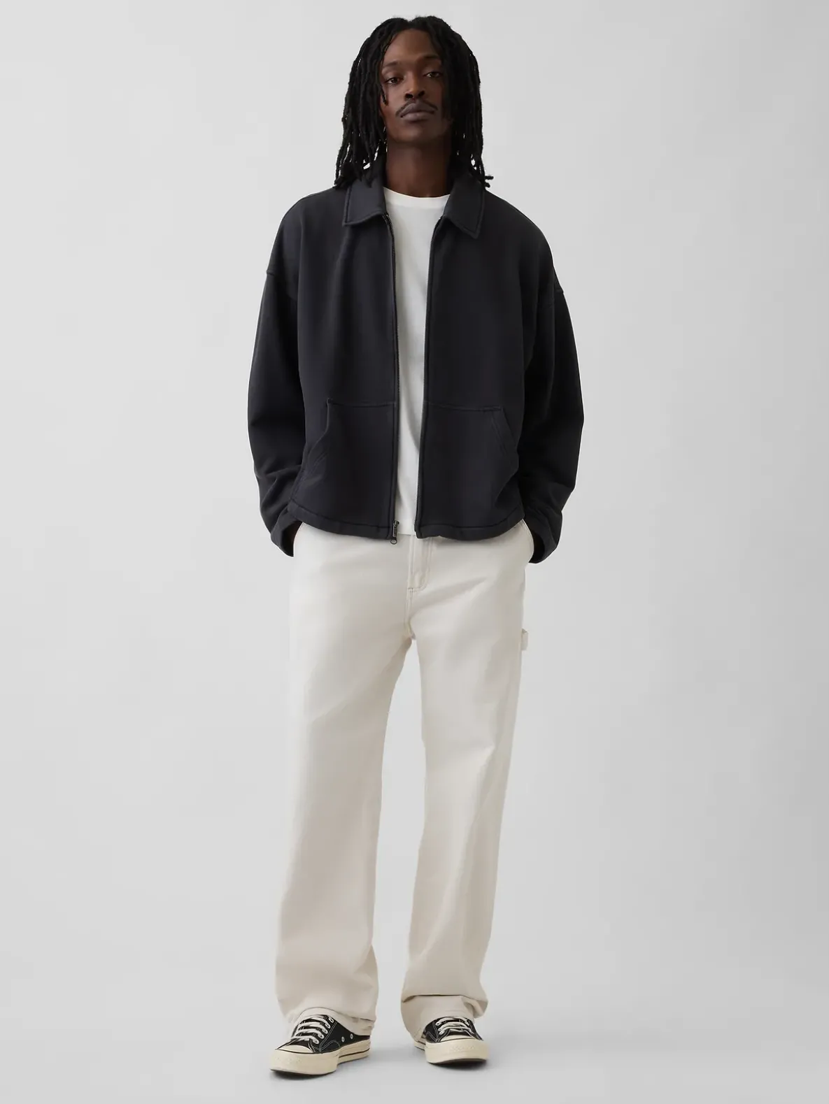 Adult Heavyweight Oversized Zip Jacket