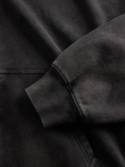 Adult Heavyweight Oversized Crop Zip Hoodie