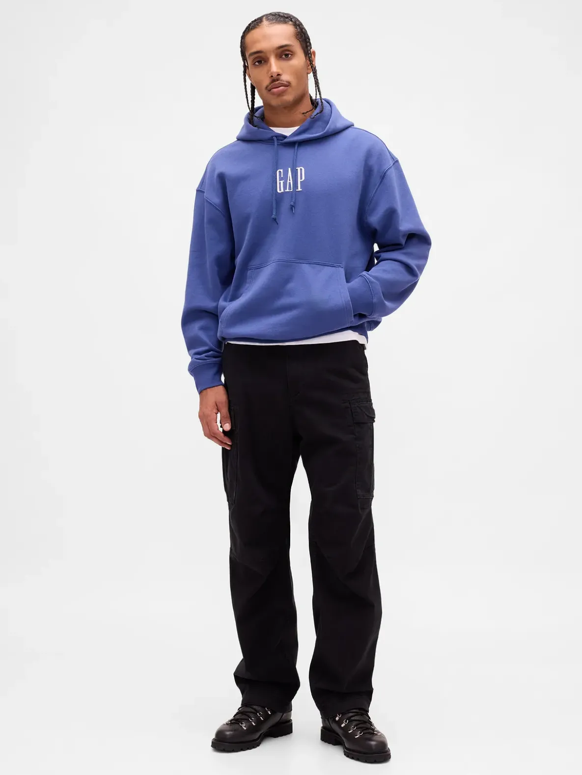 Adult Heavyweight Oversized Logo Hoodie