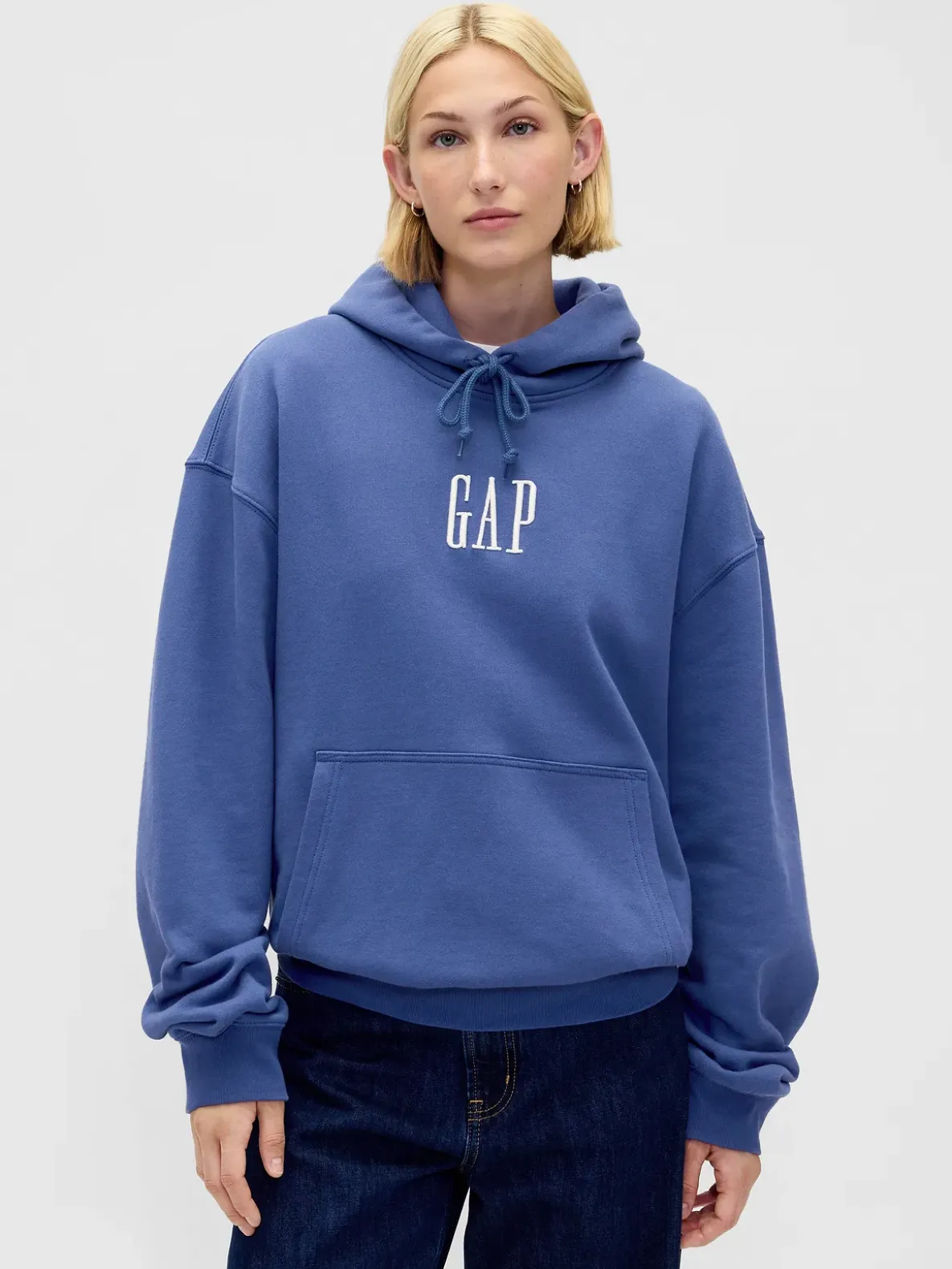 Adult Heavyweight Oversized Logo Hoodie