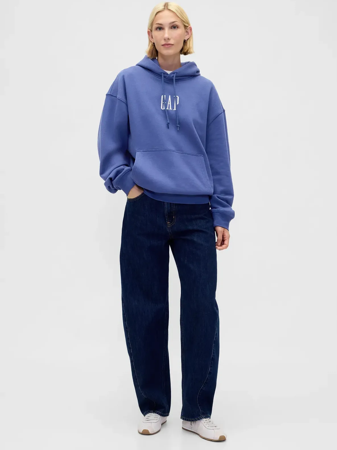 Adult Heavyweight Oversized Logo Hoodie