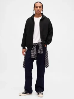 Adult Heavyweight Oversized Zip Hoodie