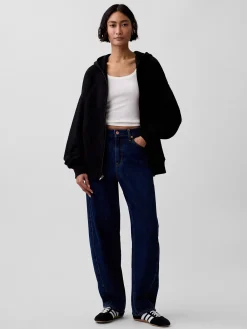 Adult Heavyweight Oversized Zip Hoodie