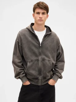 Adult Heavyweight Oversized Zip Hoodie