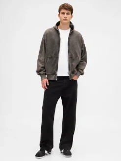Adult Heavyweight Oversized Zip Hoodie