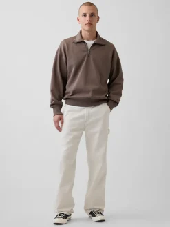 Adult Heavyweight Oversized Quarter-Zip Pullover