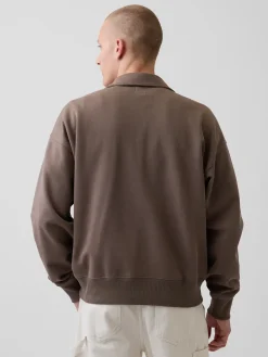 Adult Heavyweight Oversized Quarter-Zip Pullover