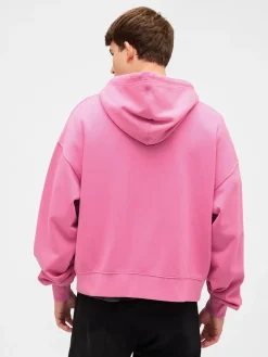 Adult Heavyweight Oversized Crop Zip Hoodie