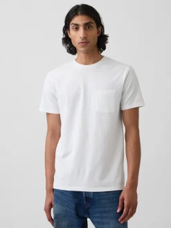 Adult Organic Cotton Pocket T-Shirt