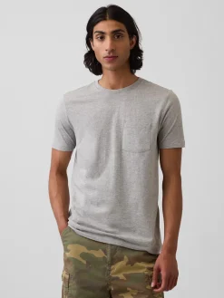 Adult Organic Cotton Pocket T-Shirt