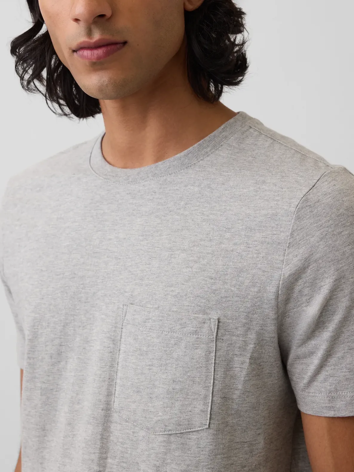 Adult Organic Cotton Pocket T-Shirt