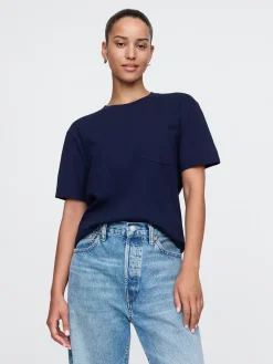 Adult Organic Cotton Pocket T-Shirt