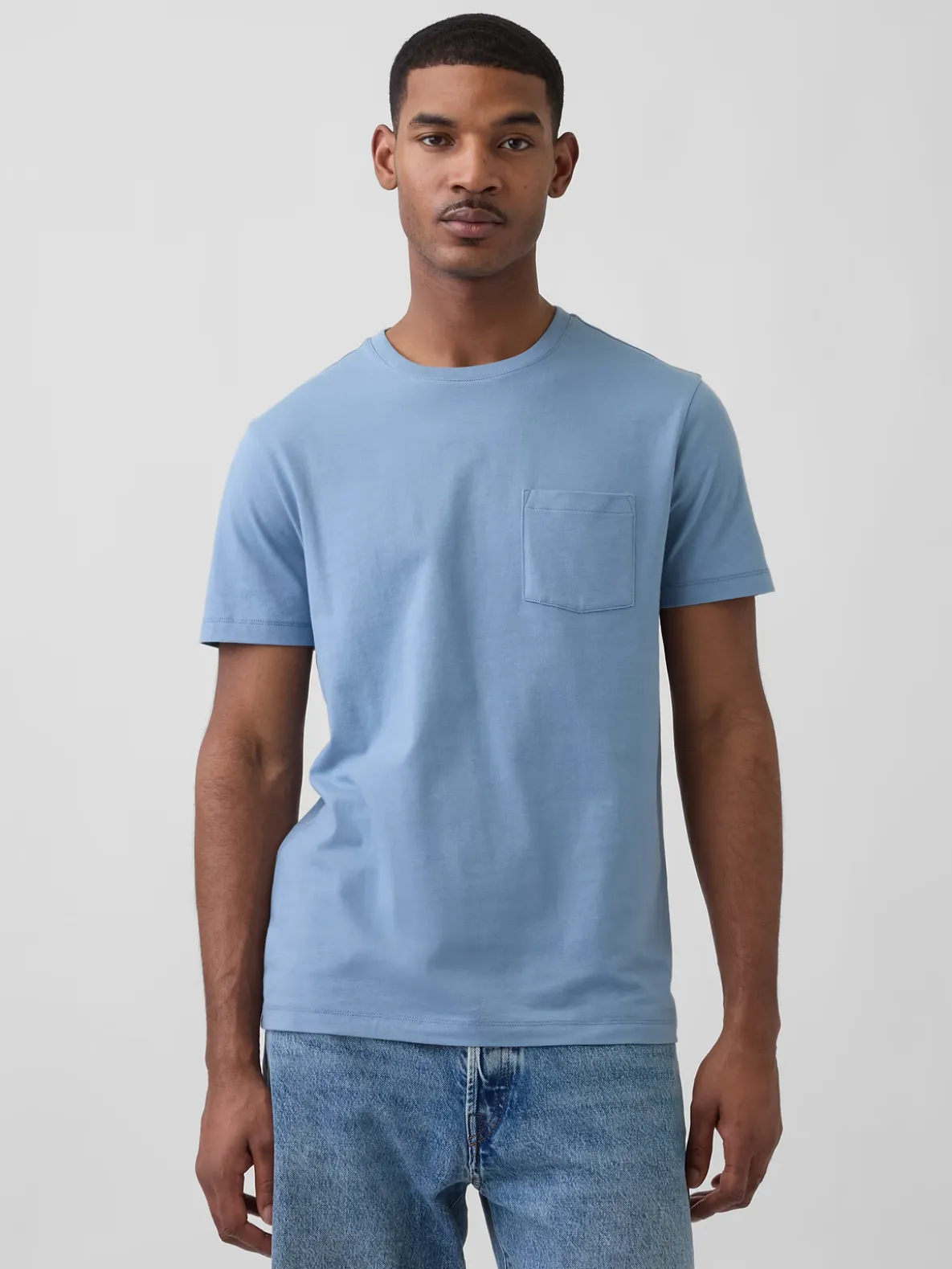 Adult Organic Cotton Pocket T-Shirt