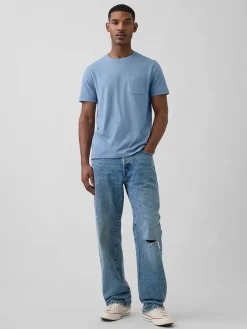 Adult Organic Cotton Pocket T-Shirt