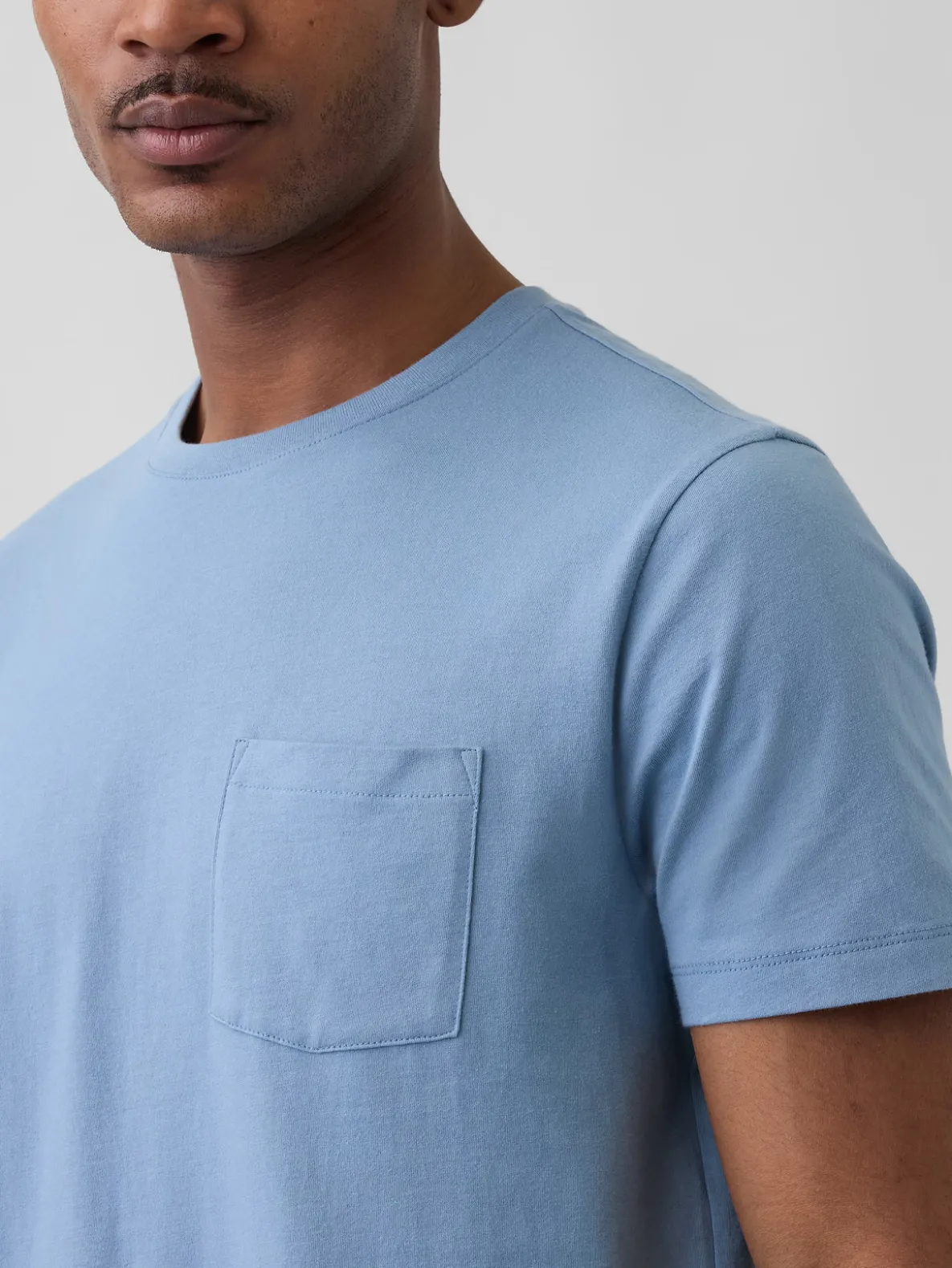 Adult Organic Cotton Pocket T-Shirt