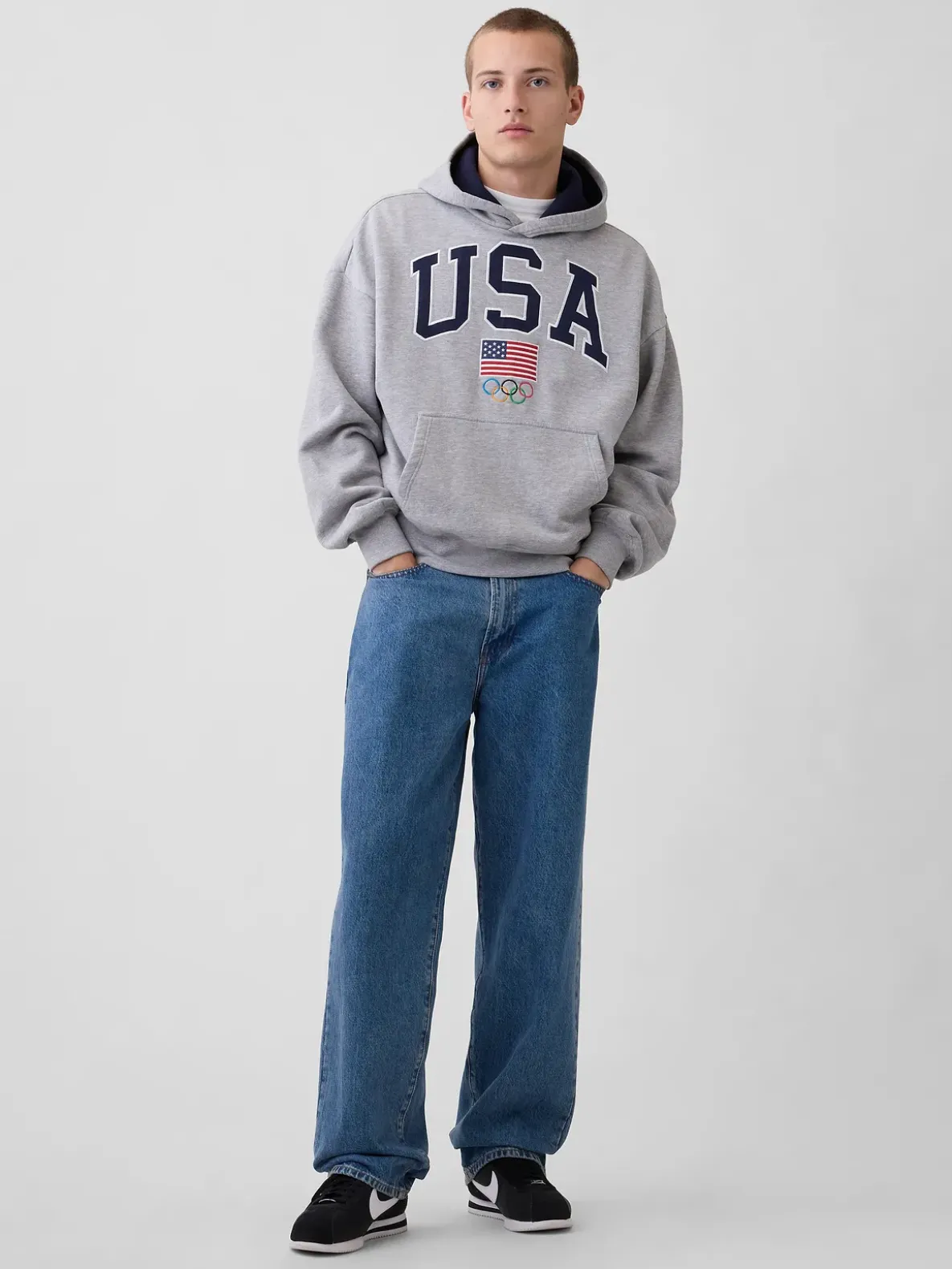 Adult Team USA Heavyweight Oversized Hoodie