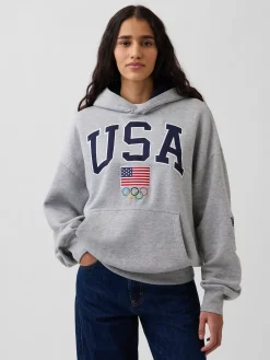 Adult Team USA Heavyweight Oversized Hoodie