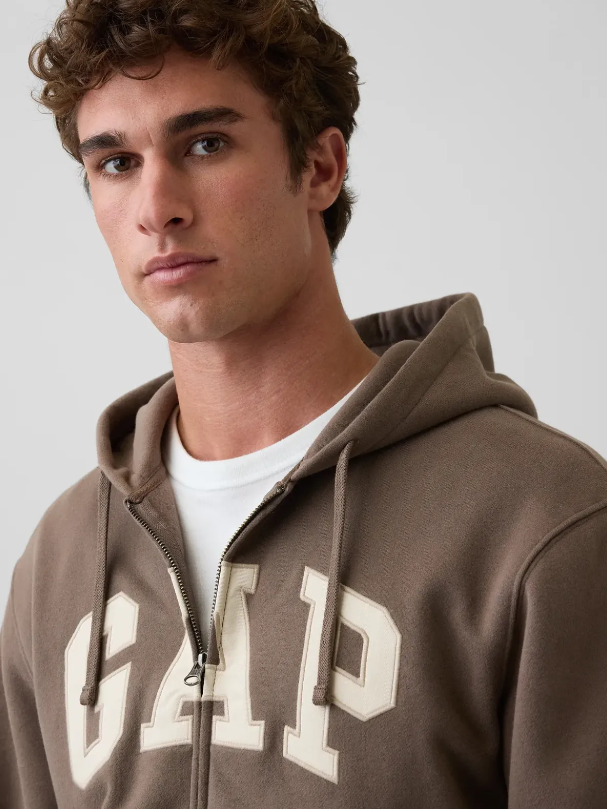 Adult VintageSoft Arch Logo Zip Hoodie