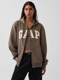 Adult VintageSoft Arch Logo Zip Hoodie