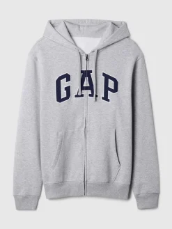 Adult VintageSoft Arch Logo Zip Hoodie