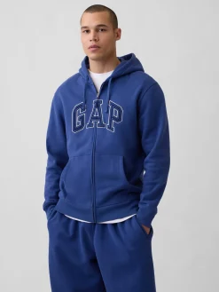 Adult VintageSoft Arch Logo Zip Hoodie